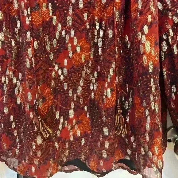 Love the Label Jane Peasant Blouse Size M - Picture 5 of 6